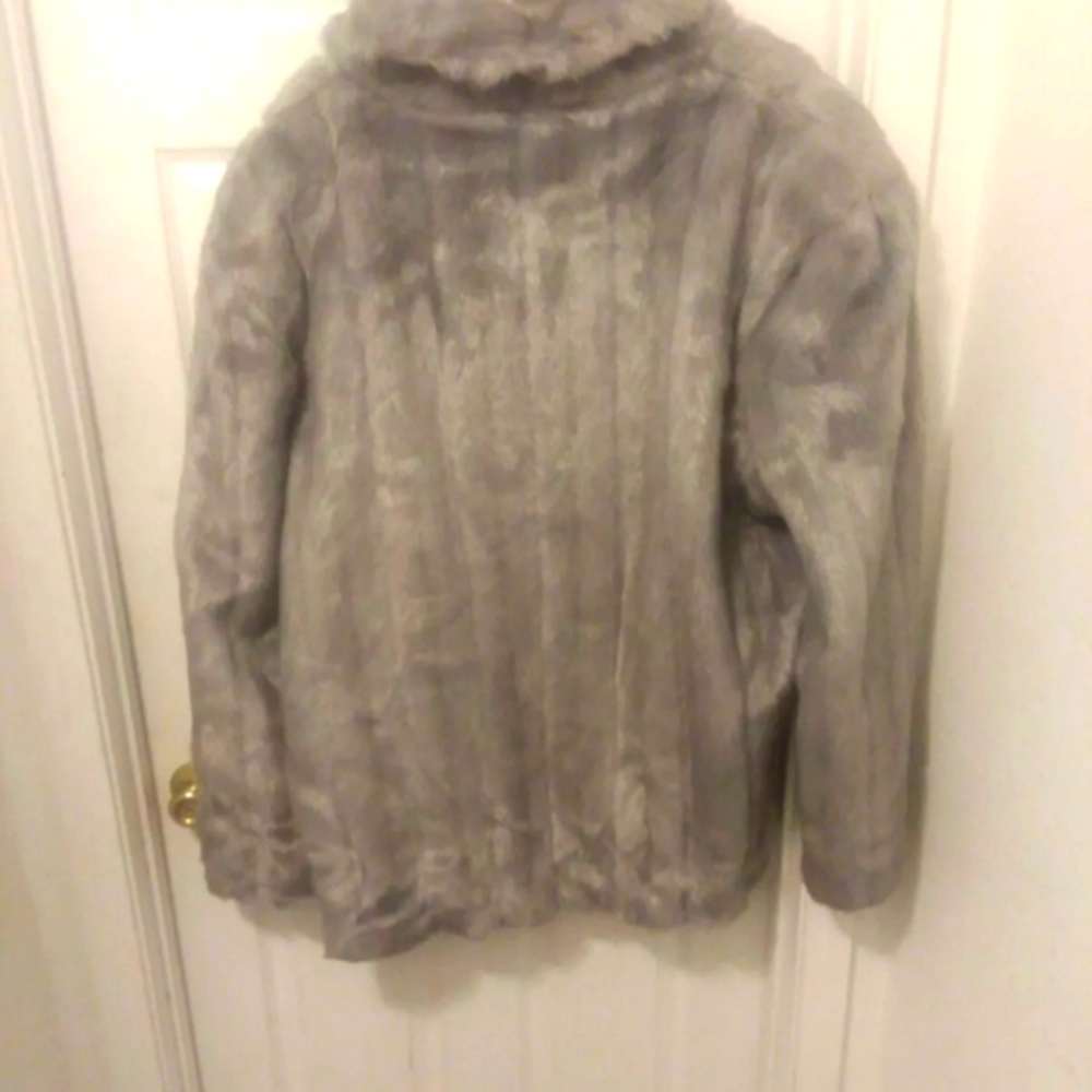 MENS 3X HOODED FUR COAT VERY RARE ONE OF A KIND